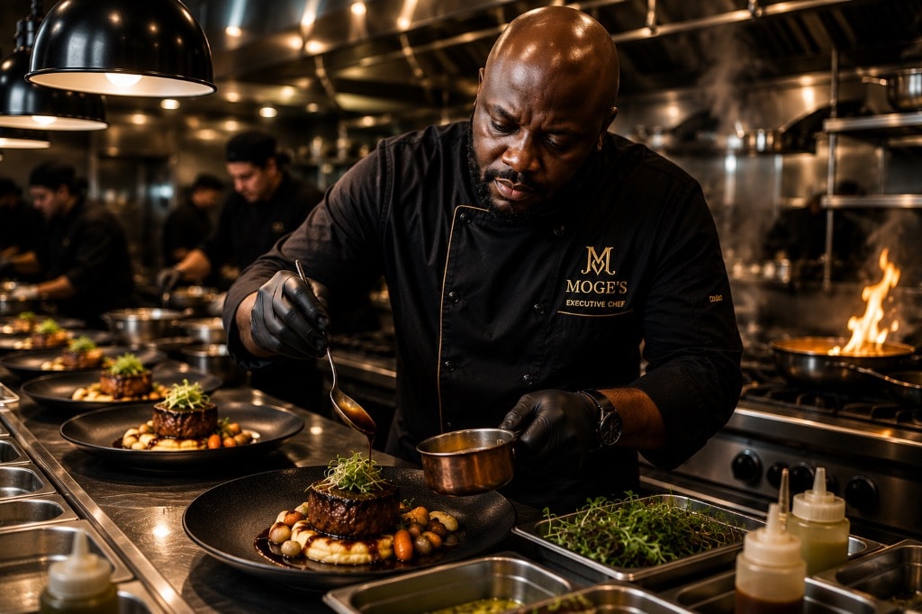 Professional kitchen preparation
