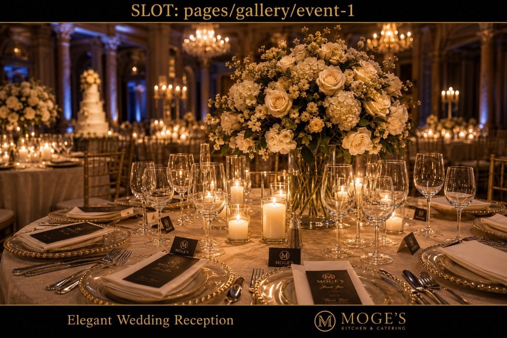 Candlelit Wedding Reception